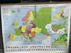 Schoollandkaart Europa, Antiek en Kunst, Antiek | Schoolplaten, Ophalen, Aardrijkskunde