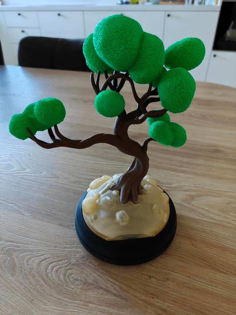 Bonsaï en plastique, Enlèvement