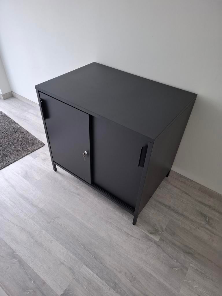 Meuble de bureau Ikea Trotten, Métal, 80 cm, Comme neuf, IKEA