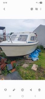 Motorboot zonder motor te koop, Watersport en Boten, Motorboten en Motorjachten, Ophalen