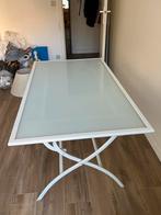 Plooibare Terrastafel., Ophalen, Zo goed als nieuw, Metaal