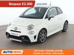 Abarth 595 1.4 Turbo Turismo (bj 2019), Auto's, 4 zetels, Gebruikt, Wit, Leder