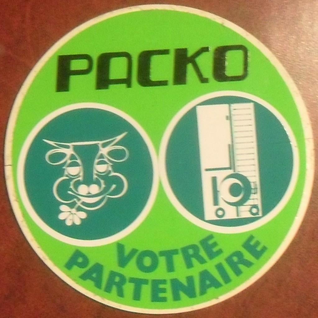 Autocollant "Packo", Ophalen of Verzenden