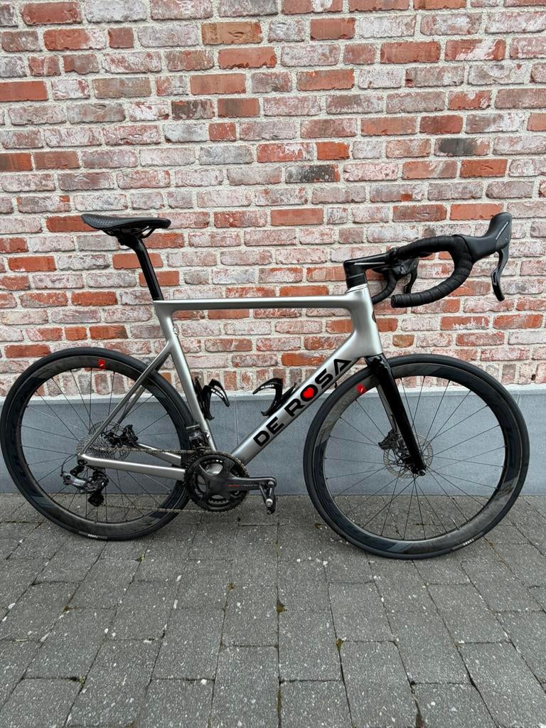 Derosa Merak met Campagnolo super record eps, Ophalen, Zo goed als nieuw, Carbon