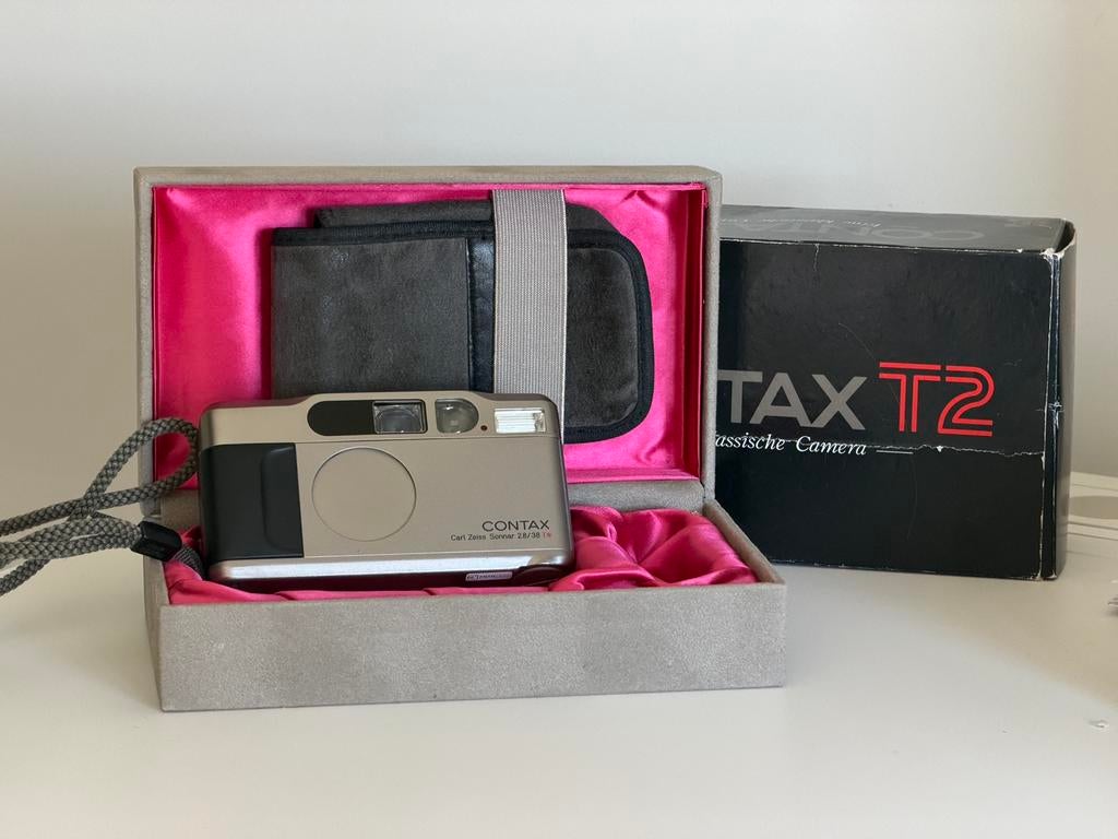 Contax T2 - Perfecte nieuwstaat na reparatie, Kleding | Heren, Riemen en Ceintuurs, Zo goed als nieuw, Ophalen of Verzenden