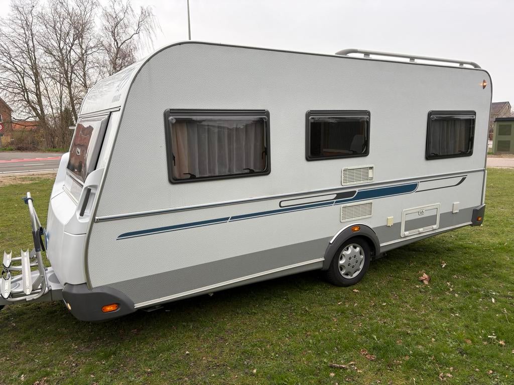 Mooi knaus met voortent en mover, Caravans en Kamperen, Schokbreker, Rondzit, Particulier, 4 tot 5 meter