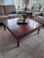 Eiken salontafel met bijzettafel, Huis en Inrichting, Tafels | Salontafels, Ophalen