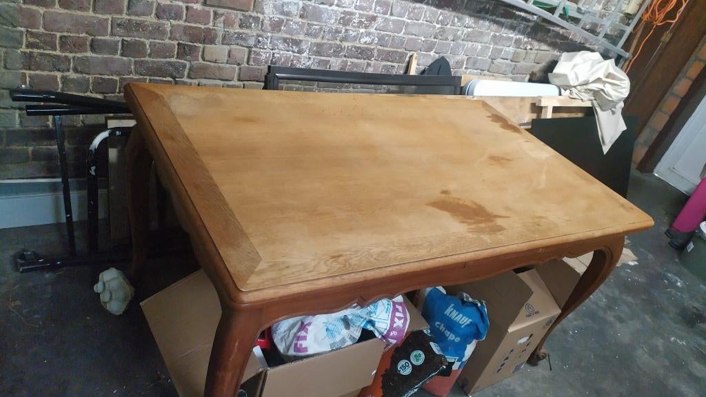 Uittrekbare eettafel, Ophalen, Gebruikt, 50 tot 100 cm, Vijf personen of meer