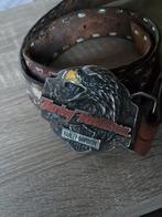 Harley-davidson buckle met originele riem., Cuir véritable, Enlèvement ou Envoi, 115 cm ou plus, Harley-davidson