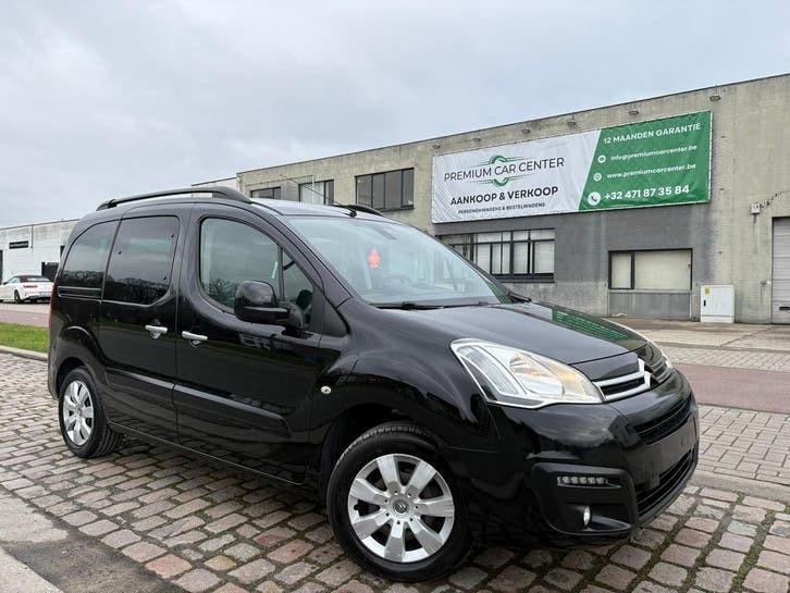 Citroen Berlingo | 12 M Garantie |106Dkm |1.6 Benzine |2016|, Auto's, Voorwielaandrijving, 4 cilinders, 72 kW, Zwart