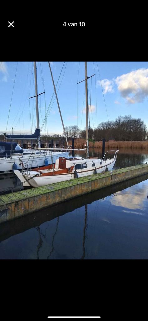 Sturgeon 22 INCL ZEILEN, Watersport en Boten, Kajuitzeilboten en Zeiljachten, Gebruikt, Polyester, 6 tot 9 meter, Diesel, Ophalen