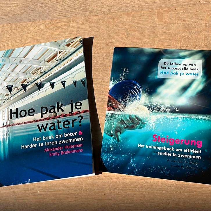 Triatlon/zwem - boeken ‘Hoe pak je water’+ -‘Steigerung’, Boeken, Sportboeken, Nieuw, Ophalen