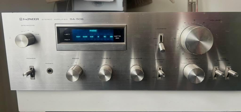 Amplificateur stéréo Pioneer SA-508 - Vintage Audio, Enlèvement ou Envoi, Comme neuf, Stéréo, Pioneer