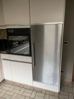 Koelkast Sharp 200l Inox 122cm, Ophalen, 120 tot 140 cm, 200 liter of meer, Zonder vriesvak