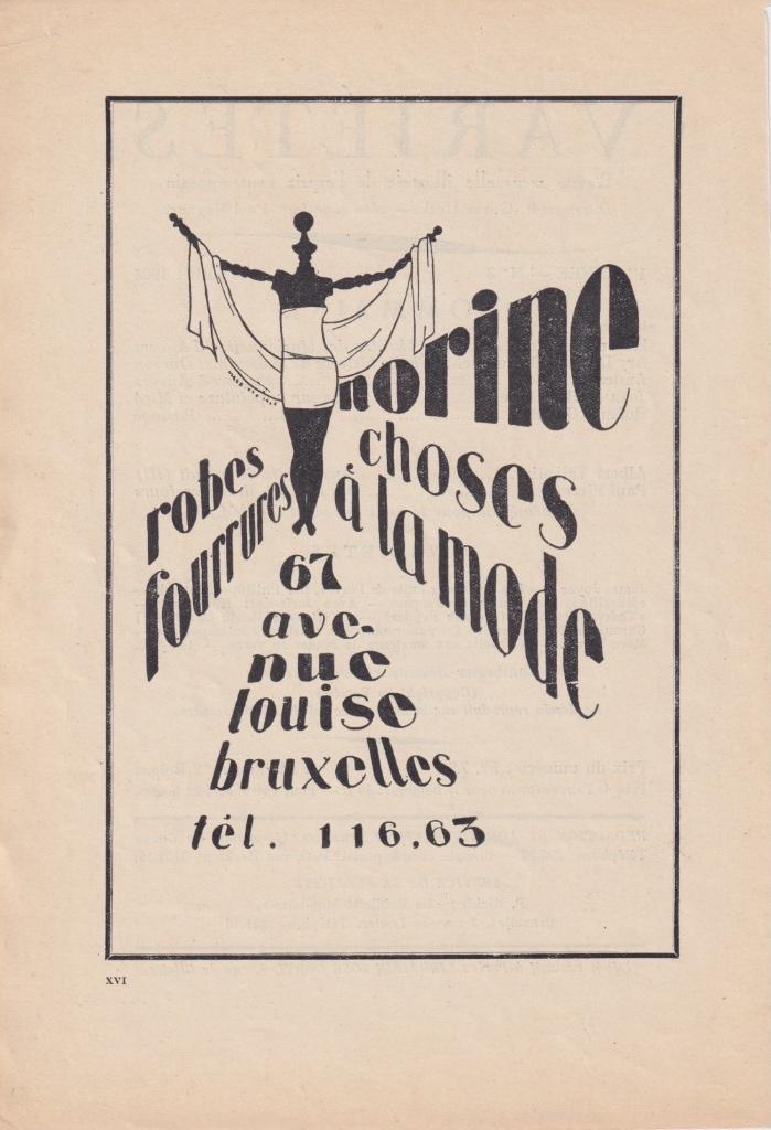 René Magritte, advertentie Norine (1928), Ophalen of Verzenden