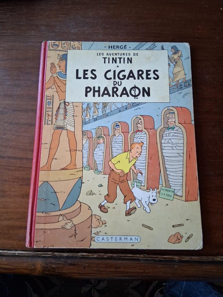 Kuifje De sigaren van de farao E.O. 1960, Eén stripboek, Hergé, Ophalen, Gelezen