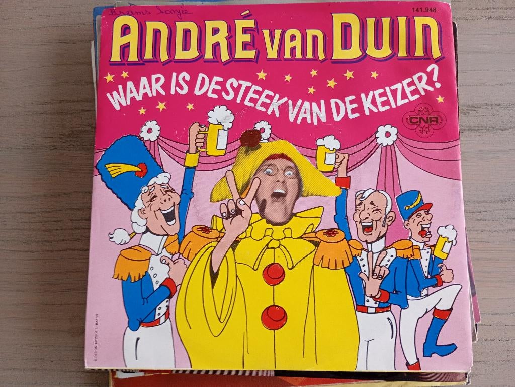 André Van duin - Waar is de steek van de keizer ?, CD & DVD, Vinyles Singles, En néerlandais, Enlèvement ou Envoi, Comme neuf