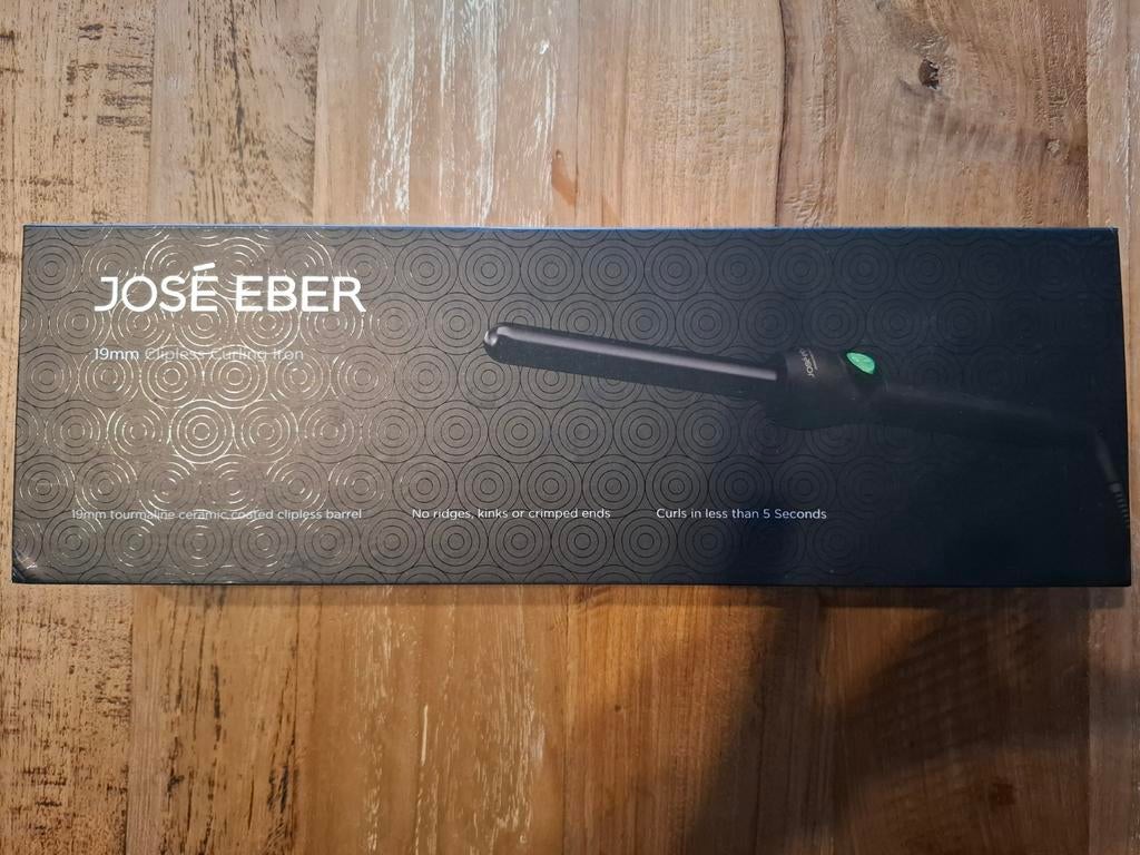 José Eber 19mm Clipless Curling Iron (Zwart), Ophalen of Verzenden