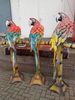 Perroquets, aras, sculptures en plastique., Antiquités & Art, Enlèvement