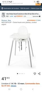 A vendre chaises bébé avec tablette état impeccable, Enlèvement ou Envoi