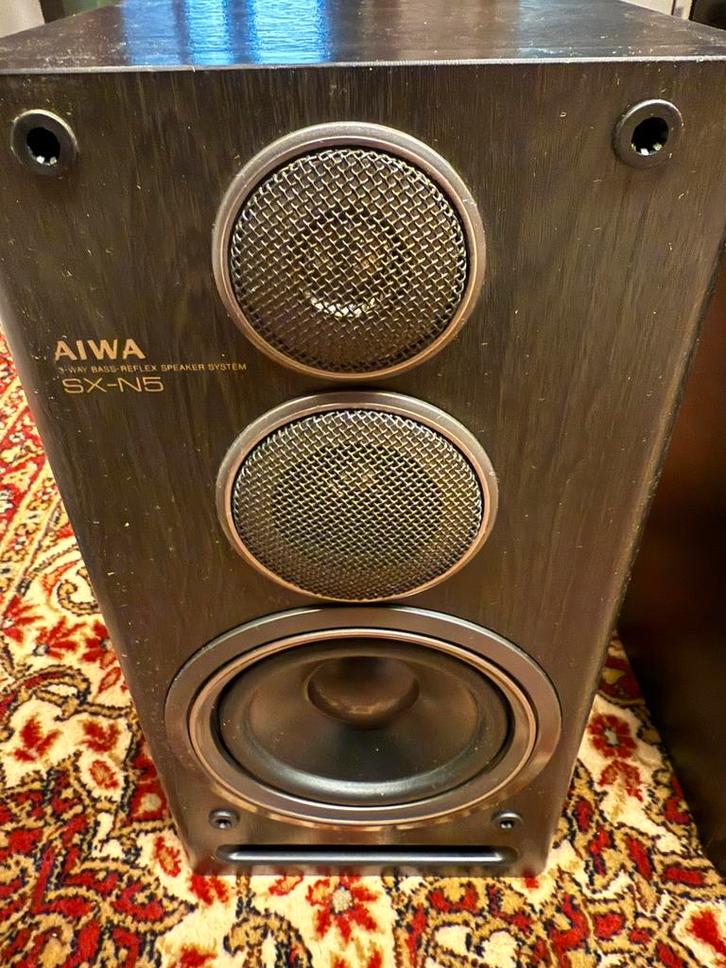 Aiwa SX-N5 luidsprekers – 3-weg – goed werkend, Audio, Tv en Foto, Luidsprekerboxen, Gebruikt, Front, Rear of Stereo speakers