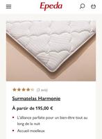 Surmatelas Epeda 140x200 cm neuf, Maison & Meubles, Enlèvement, Comme neuf, Matelas