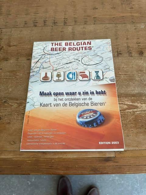 The belgian beer routes map kaart, Verzamelen, Ophalen of Verzenden, Nieuw, Overige typen, Overige merken