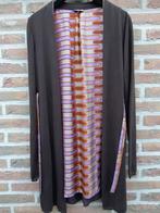 Bruine zijden/katoen vest/gilet 'Maliparmi' - maat 38, Kleding | Dames, Ophalen of Verzenden, Zo goed als nieuw, Maat 38/40 (M)