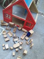 Maison de "poupées" avec meubles en bois, Enfants & Bébés, Enlèvement, Utilisé, Maison de poupées