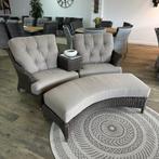 4 Seasons Outdoor (4SO) loveseat set met voetenbank, Tuin en Terras, Ophalen of Verzenden, Zo goed als nieuw, Wicker