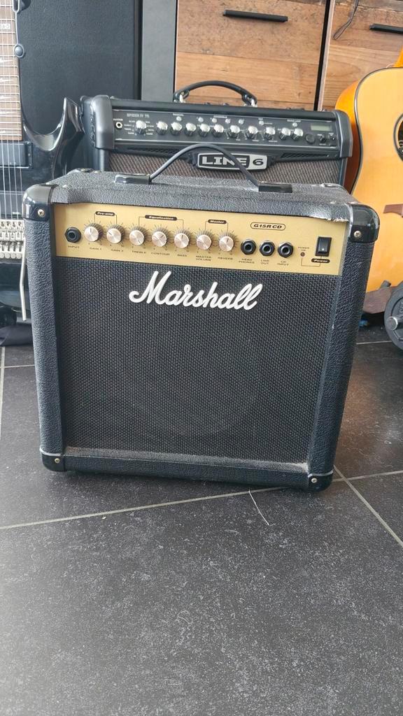 Marshall G15R CD versterker, Musique & Instruments, Amplis | Basse & Guitare, Utilisé, Guitare, Moins de 50 watts, Enlèvement