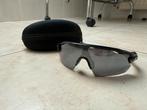 Oakley radar ev, Gebruikt, Zonnebril, Verzenden, Zwart