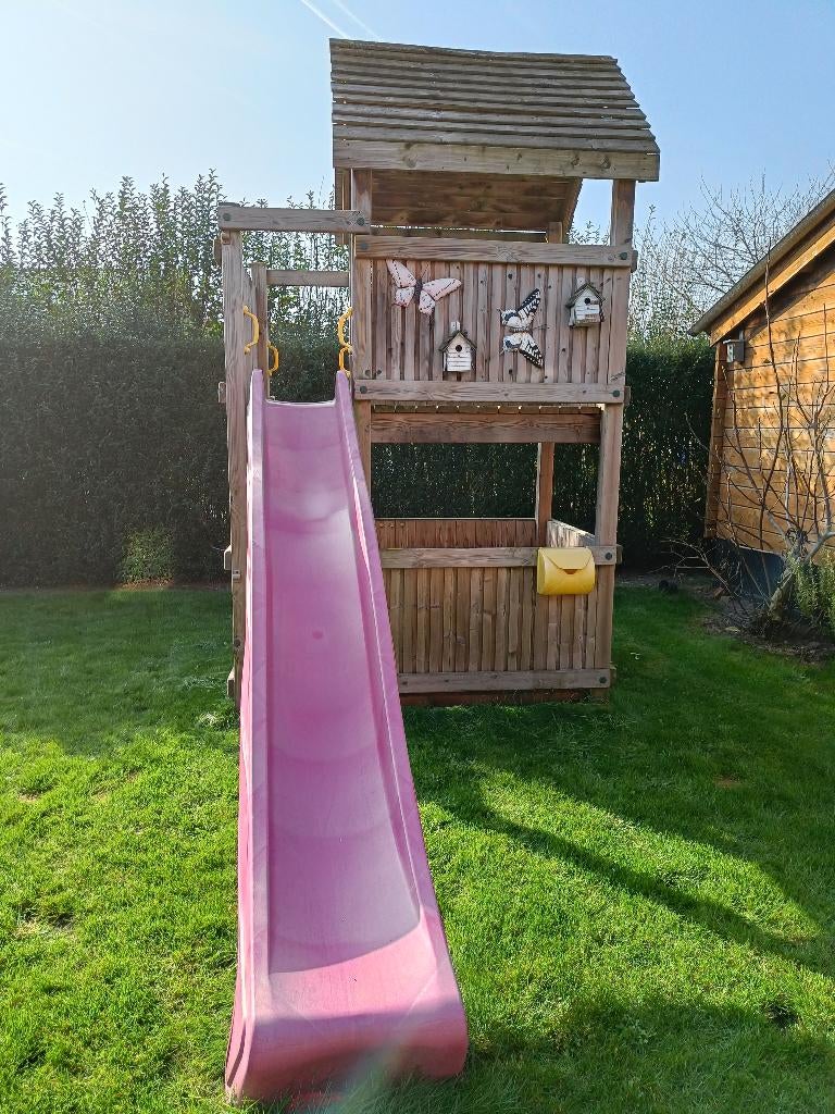 Speeltoren, Ophalen, Gebruikt, Hout