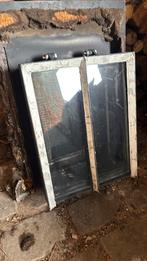 Stalen raam rechthoekig 33x43 cm zwart, Doe-het-zelf en Bouw, Glas en Ramen, Ophalen, Gebruikt, Minder dan 80 cm, Minder dan 80 cm