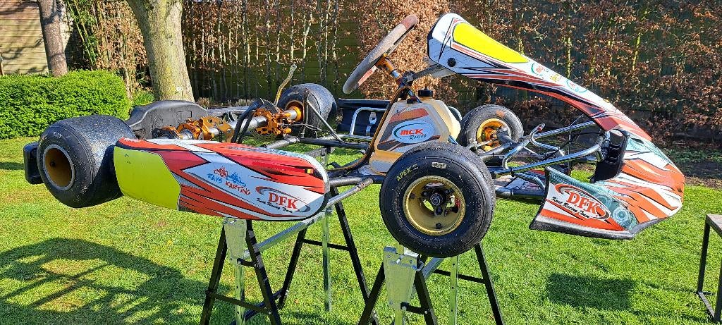 Gillard kart Honda 9pk GK4 pitkar, Sport en Fitness, Ophalen, Gebruikt, Kart