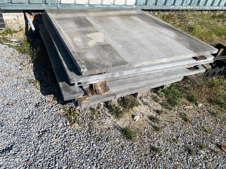 5 Stenen platen, Jardin & Terrasse, Traverses & Bordures, Utilisé, Autres types, Pierre naturelle, Moins de 25 cm, 100 à 200 cm