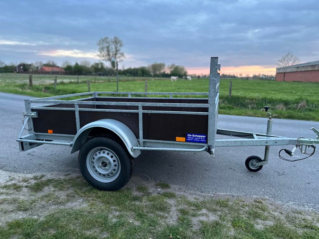 BW aanhangwagen ongeremd 750kg, Ophalen, Zo goed als nieuw