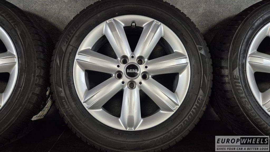 17 inch Mini Countryman Spoke F60 539 Aceman Winterbanden, Gebruikt, -, -, Banden en Velgen