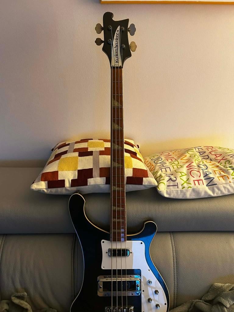 Rickenbacker 4001 Jetglo Vintage - oktober 1975, Muziek en Instrumenten, Ophalen, Gebruikt, Elektrisch