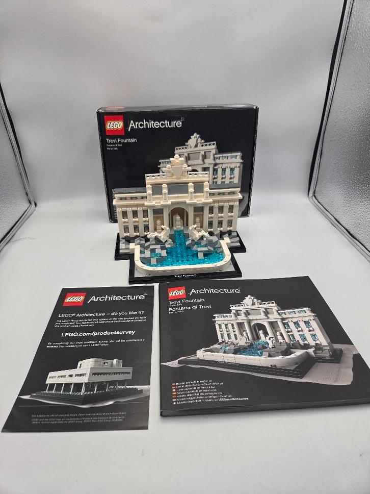 Lego Architecture 21020 Trevi Fountain, Kinderen en Baby's, Speelgoed | Duplo en Lego, Zo goed als nieuw, Lego, Complete set, Ophalen of Verzenden