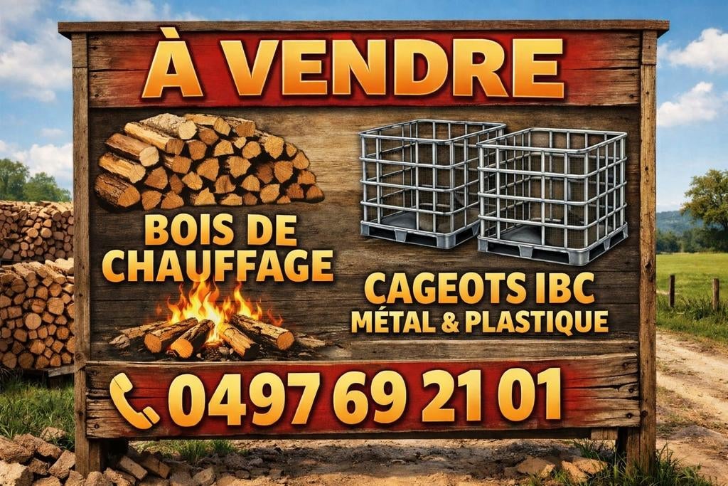 Bois de chauffage sec, Jardin & Terrasse, Bois de chauffage, Hêtre