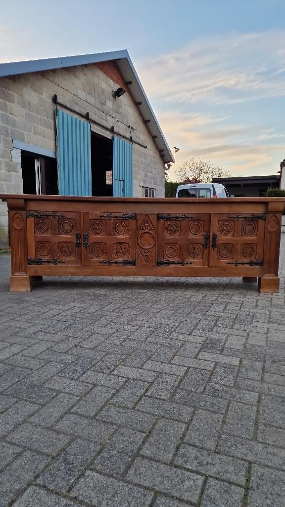 Lange antieke dressoir, Ophalen, Gebruikt