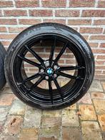 Zwarte 19 inch Velgen + Zomerbanden - Bijna Nieuw!, Auto-onderdelen, Gebruikt, Velg(en), Personenwagen, Ophalen
