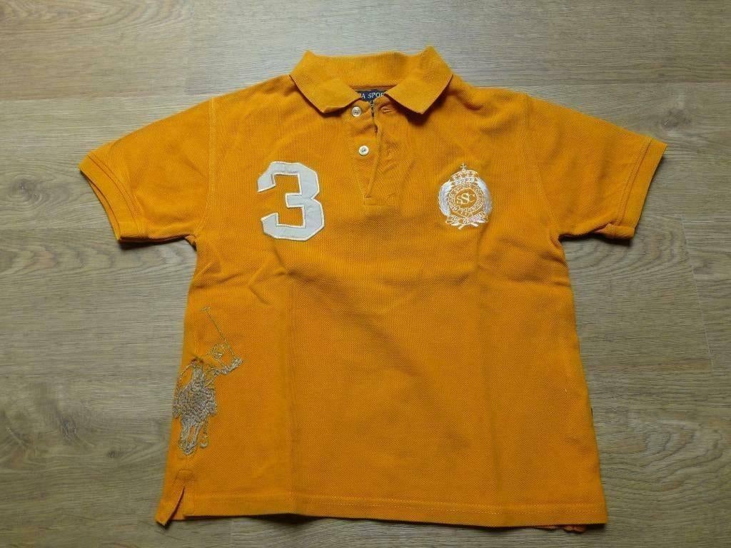 oranje polo van Scapa Sports maat 122 - 128, Garçon, Enlèvement ou Envoi, Chemise ou À manches longues, Utilisé