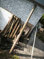 Houten paal 244x10cm, Tuin en Terras, Palen, Balken en Planken, Ophalen, Gebruikt, 180 tot 250 cm, Palen