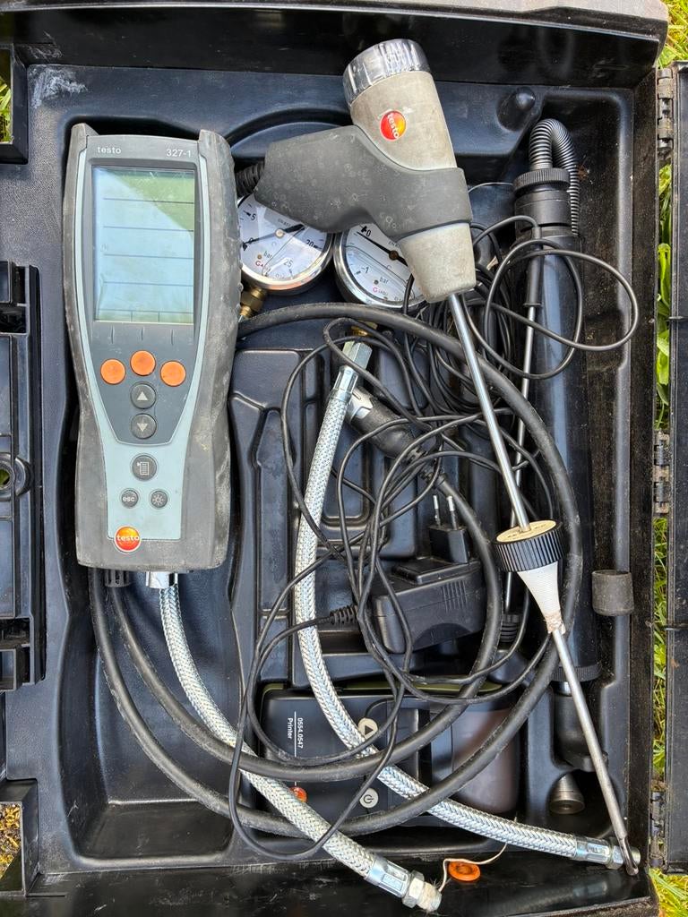 Testo 327-1 rookgasanalyse toestel incl printer, Ophalen of Verzenden, Gebruikt