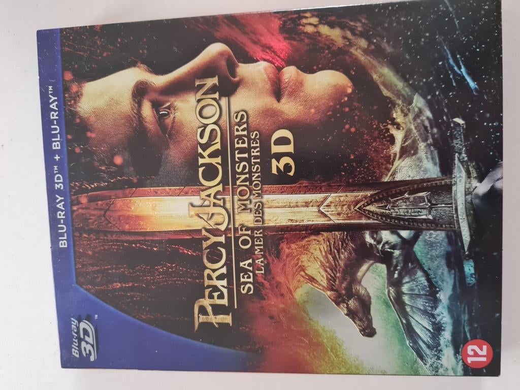Percy Jackson - sea of monsters op blu-ray (2D en 3D), CD & DVD, DVD | Sport & Fitness, Enlèvement, Utilisé