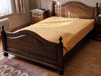 Eiken bed met nachtkastjes, commode met spiegel, Huis en Inrichting, Ophalen