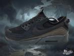 Nike Air Max 90 TerraScape 'Triple Black' EU45 2022, Enlèvement ou Envoi, Nike, Porté, Baskets