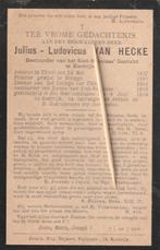 Carte de prière pour le prêtre Tielt, Collections, Envoi, Image pieuse